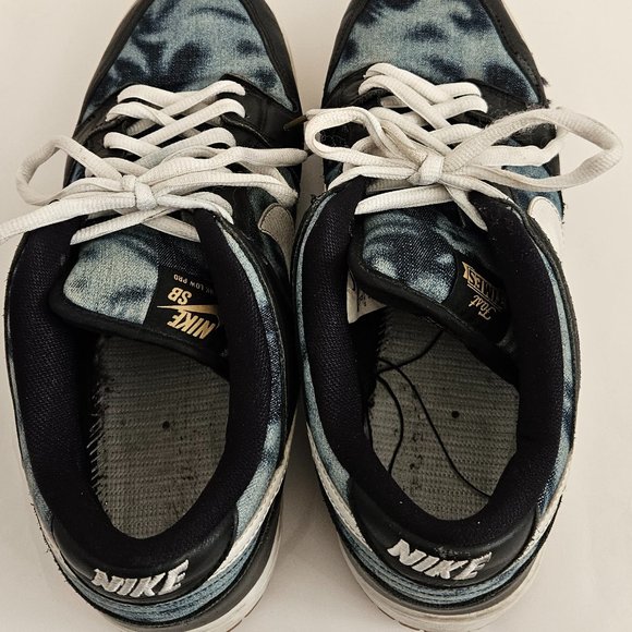 Nike SB Dunk Low Premium Shoes Men’s Size 13 Black/Denim Camo Fast Times 2015 main image 2
